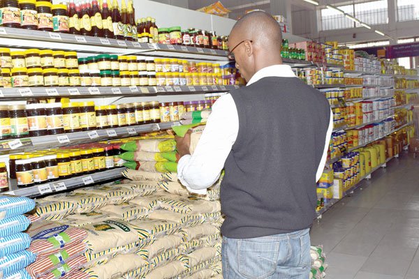 A shopper at a supermarket. Photo/File