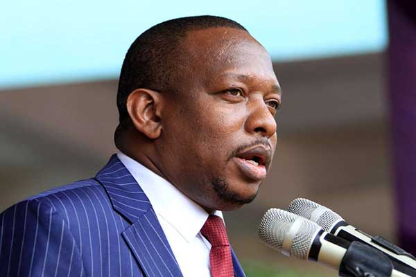 Anti-graft agency, EACC, says Sonko was apprehended on a roadblock in Voi, Taveta County, as he attempted to evade arrest. [PHOTO | FILE]