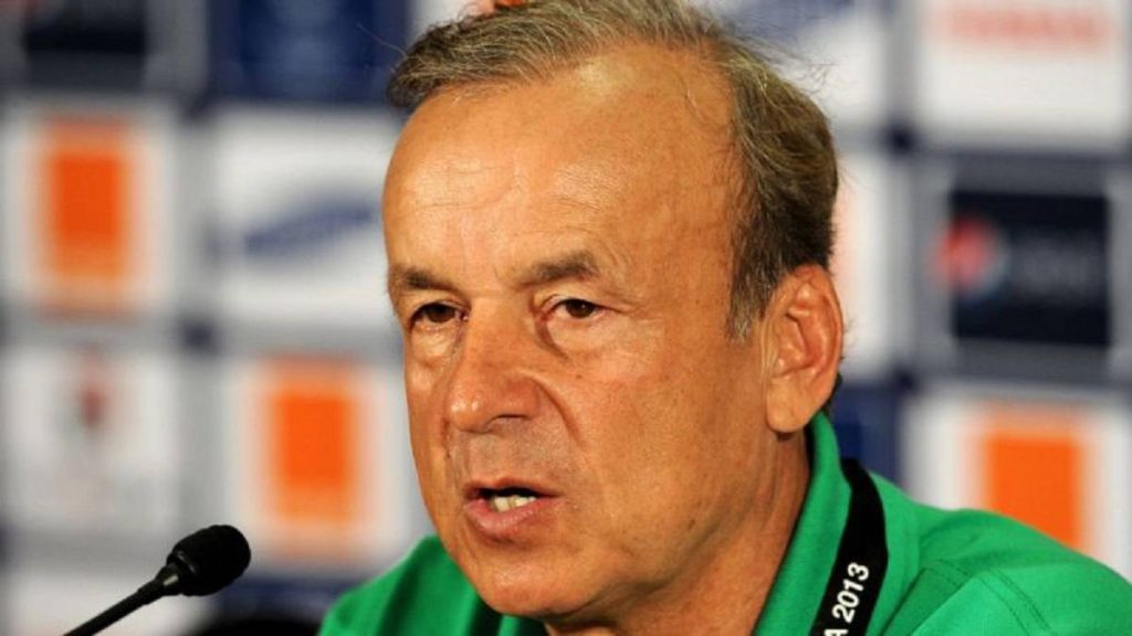 Nigeria coach Gernot Rohr. PHOTO: COURTESY