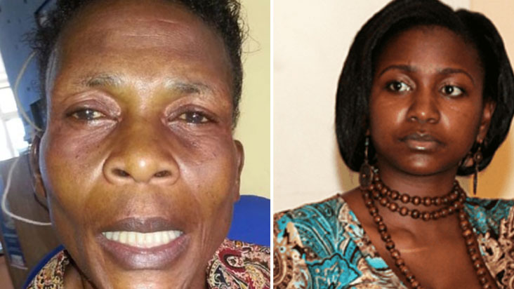 Quincy Timberlake’s mother, Rosemeg Wambita (L), has slammed former KTN news anchor Esther Arunga (R), as a “derailer”. [PHOTO | K24 DIGITAL]