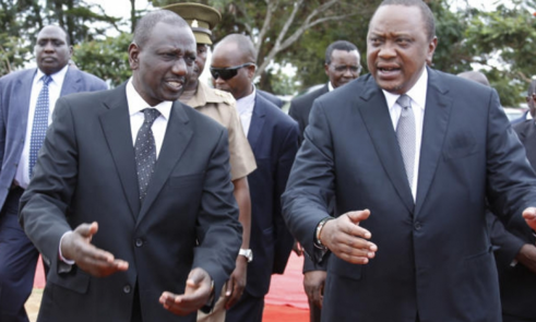 President Uhuru Kenyatta and his deputy William Ruto at a past event. PHOTO: COURTESY