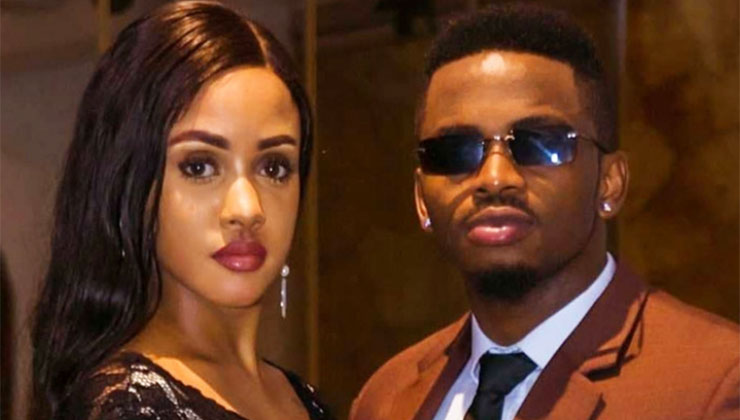 Diamond and Tanasha began dating in November 2018, nine months after the artiste went separate ways with Zari Hassan. [PHOTO | FILE]