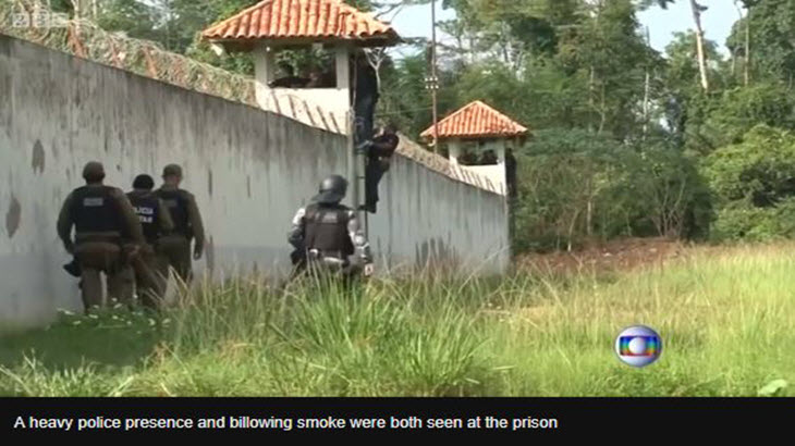 16 decapitated in Brazil jail riot that left 57 dead