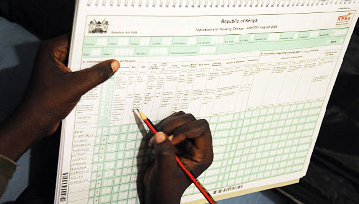 The national population census exercise started on August 24 and ends on August 31. [PHOTO | FILE]