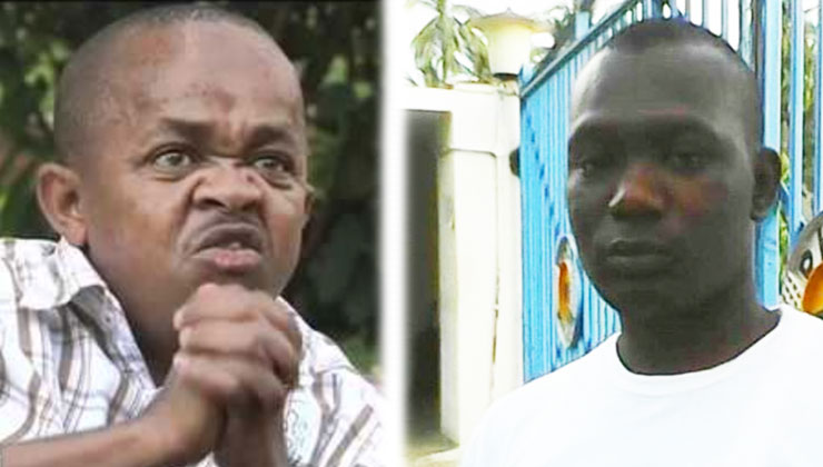 Police said Mwala (L) hit and killed Ismael Mangi (R) as he (Mwala) tried to avoid hitting an oncoming vehicle. [PHOTO | K24 DIGITAL]