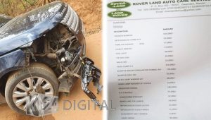 K24 Digital’s search on the ownership of the vehicle shows it belongs to a businesswoman by the name Mary. [PHOTO | K24 DIGITAL]