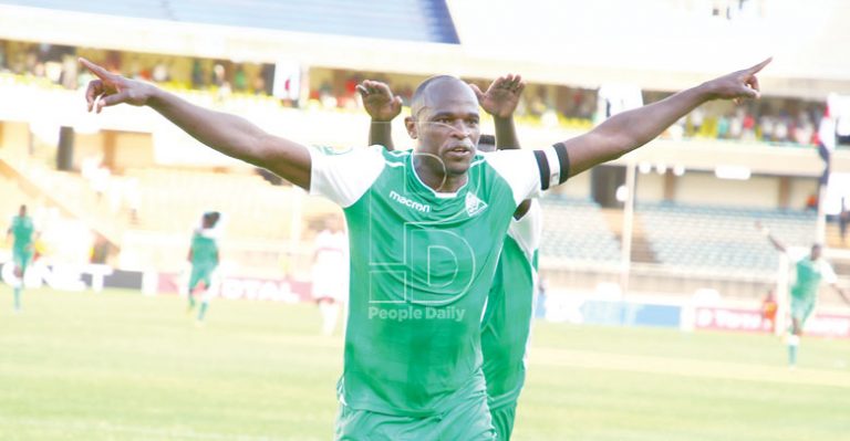 Legendary Kenyan striker Dennis Oliech