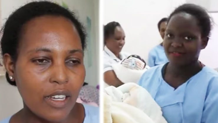 In July this year, Dorothy Kawira (L) and Evalyne Ndinda (R) differed sharply, accusing one another other of taking each other’s baby. [PHOTO | COURTESY]