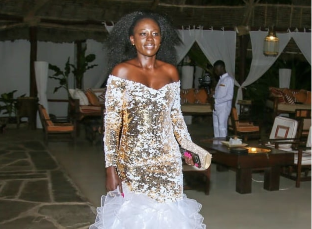 Akothee while attending the birthday of Massimo