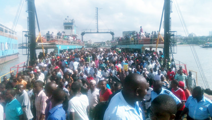 A middle-aged man who died at the Likoni channel after allegedly driving his vehicle right into the Indian Ocean at 4:20am Saturday has been pulled out of the sea. [PHOTO | FILE]