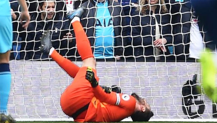 Tottenham goalkeeper Hugo Lloris was taken to hospital after suffering a serious arm injury early in the 3-0 defeat at Brighton on Saturday. [PHOTO | COURTESY]