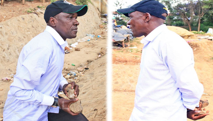 Khalwale has defended himself against criticism by those claiming he stooped too low when he carried stones in his hands to avenge violence. [PHOTO | FILE]