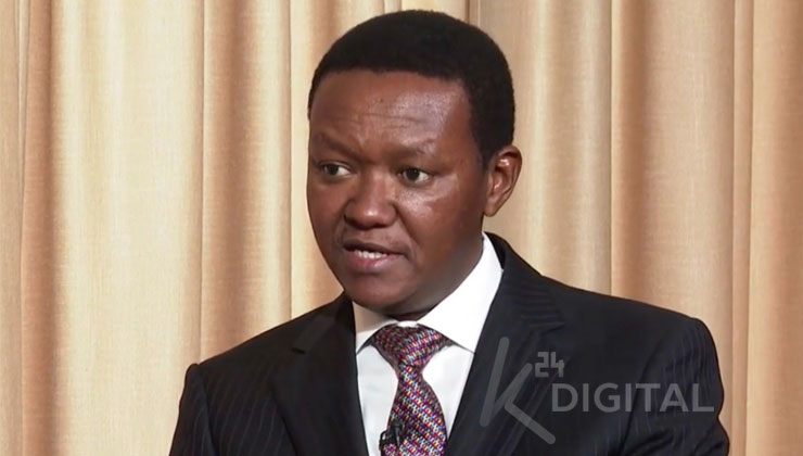 Pressed by the host, Anne Kiguta, to give his opinion whether he thinks DP Ruto was involved in Juma’s death, Mutua said: “I do not know." [PHOTO | K24 DIGITAL]