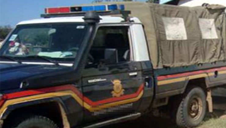 A police car pictured at a morgue in Kenya. [PHOTO | FILE]