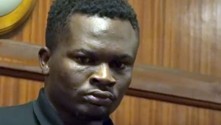 A 23-year-old man, who, on Monday, disrupted Babu Owino’s pre-bail hearing with an impassioned outburst, has been freed by Magistrate Andayi. [PHOTO | K24 DIGITAL]