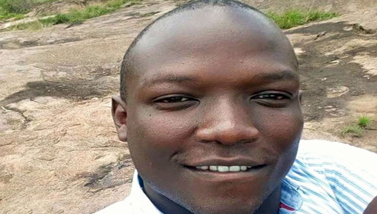 Meshack Keith Bwisa, an employee of KRA - registry department - in Kakamega, had gone missing since December 25, 2019. [PHOTO | K24 DIGITAL]