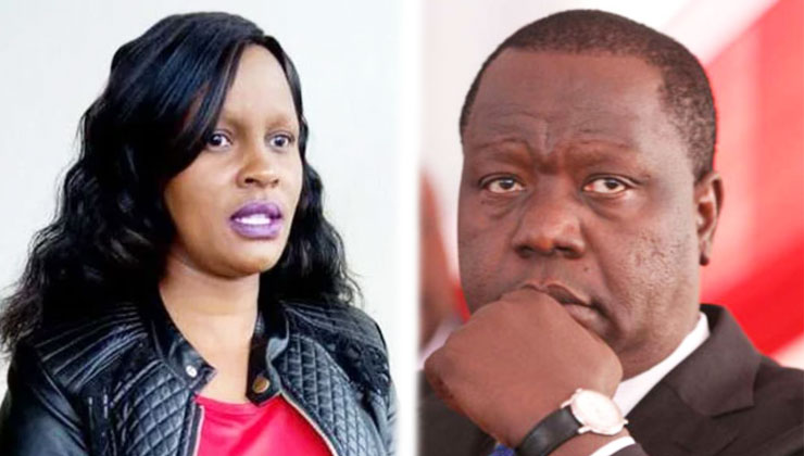 The court found Daizy Cherogony at fault for “mistreating” and “disregarding” Matiang'i based on her actions captured on CCTV at the JKIA. [PHOTO | K24 DIGITAL]