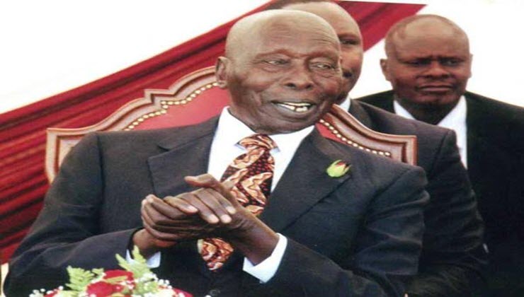 Retired President Daniel arap Moi