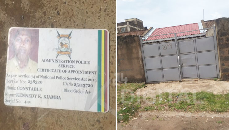 4 suspects, including an AP officer, were on Saturday shot dead at Santack Estate, where they had detained a Chinese national they had earlier kidnapped. [PHOTO | K24 DIGITAL]