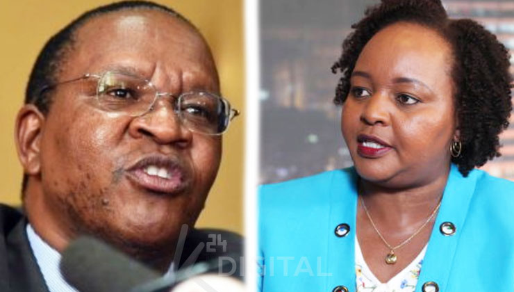 Interior PS Karanja Kibicho and Governor Anne Waiguru. PHOTO | FILE