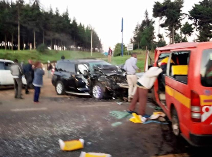 Jubilee Sec Gen. Raphael Tuju, Involved In A Road Accident