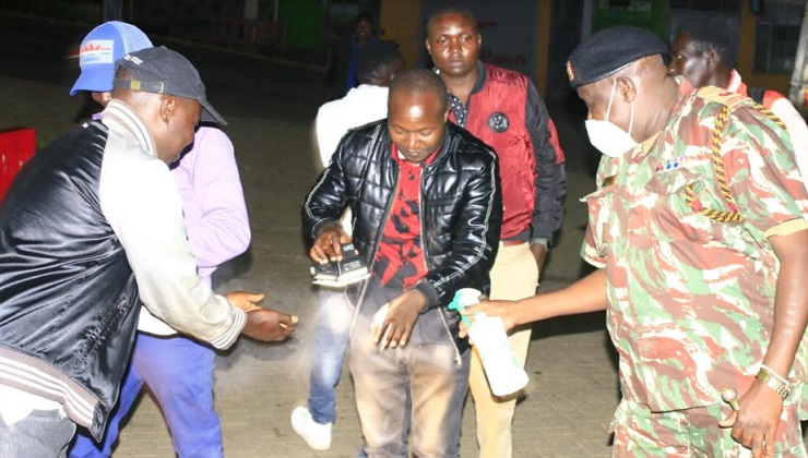 Ugly scenes of residents being hit using batons, kicked, slapped, punched and rudely referred to, did not play out in Kabarnet, Baringo County. [PHOTO: KENNETH RUTO | K24 DIGITAL]