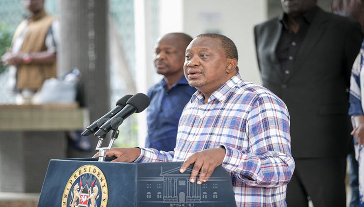 President Kenyatta on March 25 announced measures to cushion Kenyans against tough economic times arising from coronavirus crisis. [PHOTO | FILE]