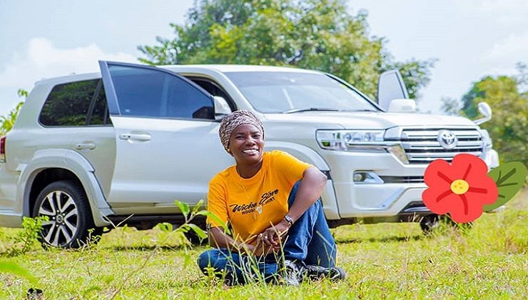 In mid-March 2020, Diamond Platnumz’s mother took ownership of the V8 that her son had gifted his ex-lover, Tanasha Oketch. [PHOTO | COURTESY]