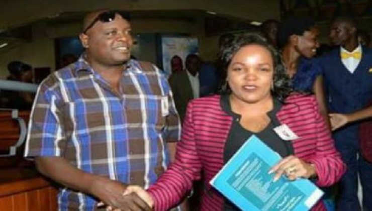 Businessman Andrew Ngirici and his wife, Wangui Ngirici, who is the current Woman Rep for Kirinyaga County. [PHOTO | FILE]