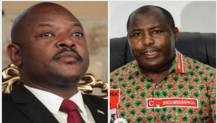 Burundi’s Late President Pierre Nkurunziza (L), and the President-elect Evariste Ndayishimiye (R) [PHOTO | COURTESY]