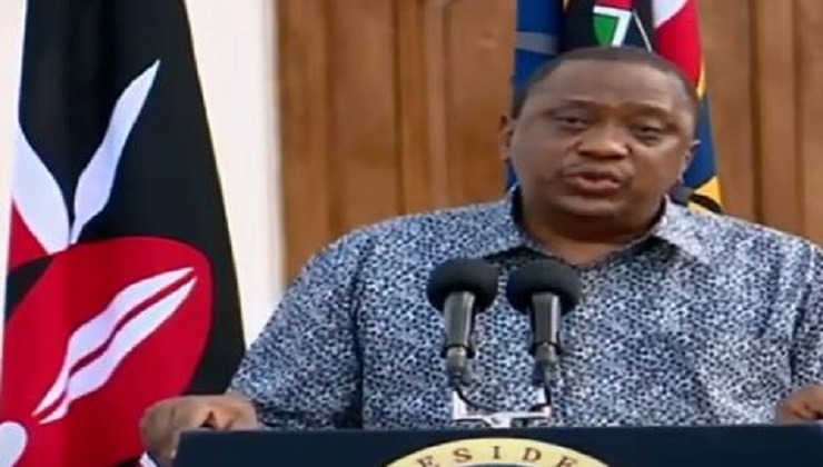 President Kenyatta said the Government has arrived at that decision to avert a possible spike in the number of COVID-19 infections in Kenya. [PHOTO | K24 DIGITAL]