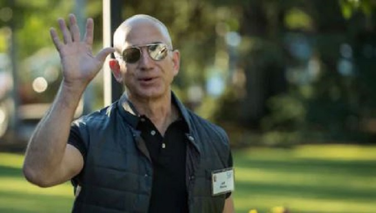 Jeff Bezos has in the past said he sells roughly $1 billion (Ksh108.9 billion) worth of stock a year. [PHOTO | FILE]