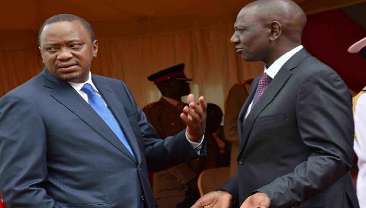 President Uhuru Kenyatta and Deputy President William Ruto at a past function. [PHOTO | FILE]