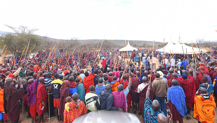 Ruto in Kajiado