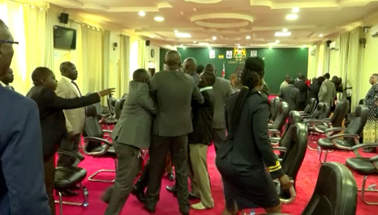 Migori County Assembly fight