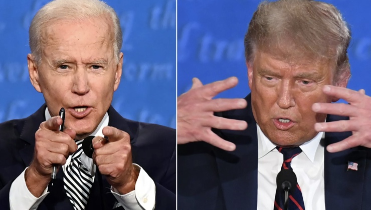 46th US President Joe Biden (L) and his predecessor Donald Trump (R). [PHOTO | FILE]