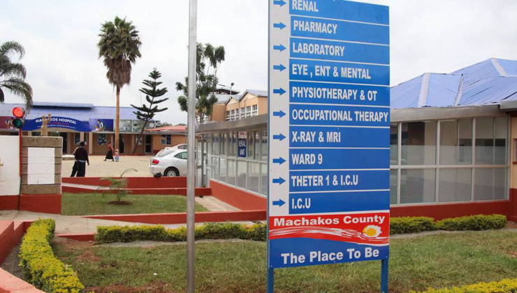 Machakos Hospital. PHOTO/| K24 DIGITAL]