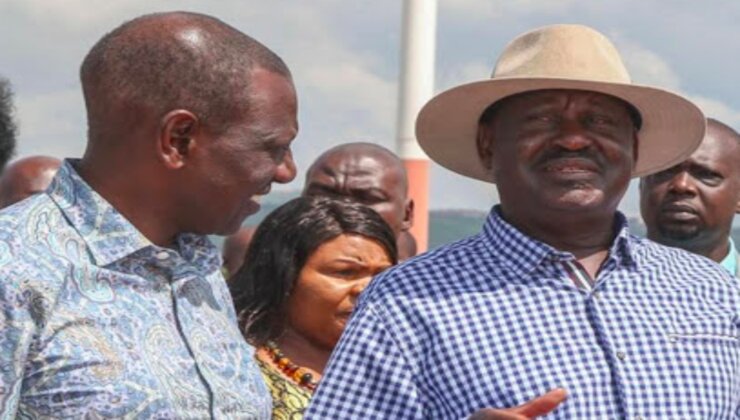 Deputy President William Ruto and ODM leader Raila Odinga. [PHOTO | FILE]