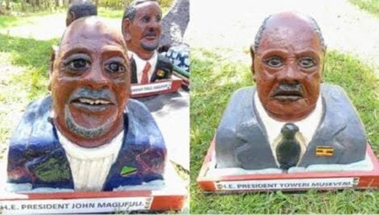 Disabled artist behind ‘hilarious’ sculptures pleads with Uhuru, Raila to carve new ones for them