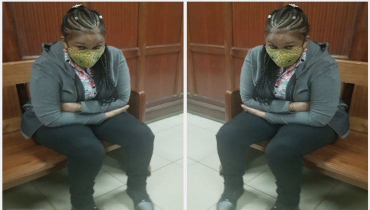 Esther Muli, 45, was on Thursday, January 28, 2020 freed unconditionally after the prosecution withdrew application seeking to detain her longer. [PHOTO: SHEILA MUTUA | K24 DIGITAL]