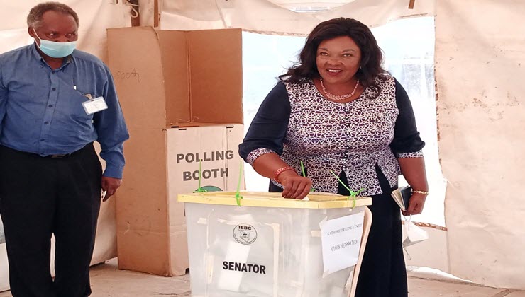 Kavindu, Ngengele cast their ballots in Machakos by-election