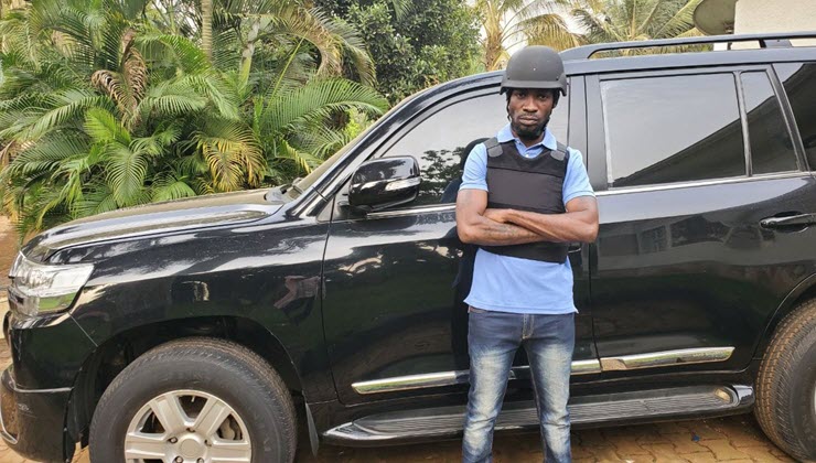 Bobi Wine car