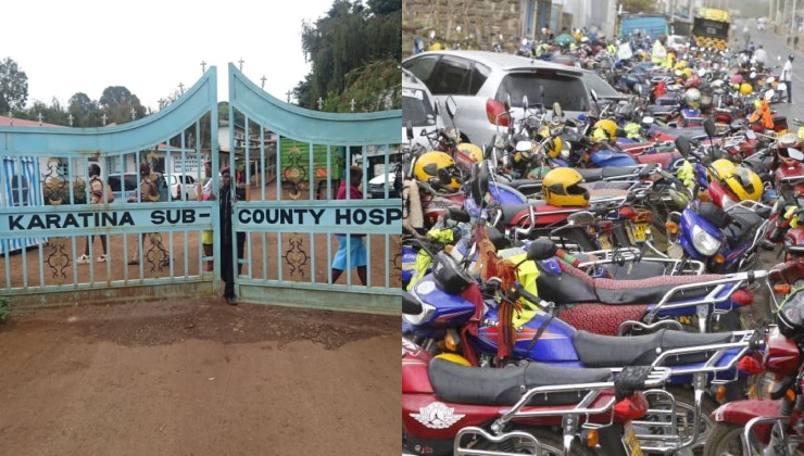 Boda boda mob storms Karatina hospital, pulls out two patients and kills them in front of police