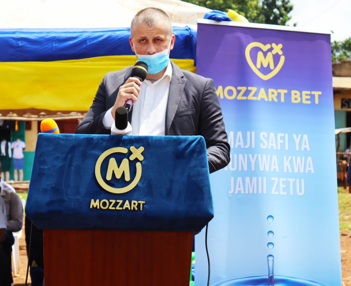 Excitement as Mozzart Bet provides clean water for the people of Busia county