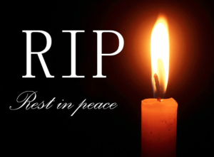 Rest in Peace sign, image used for a representation purposes.