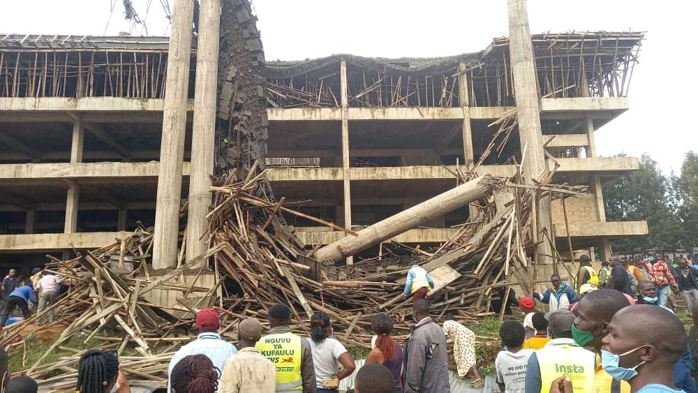 Building collapses in Nyamira County