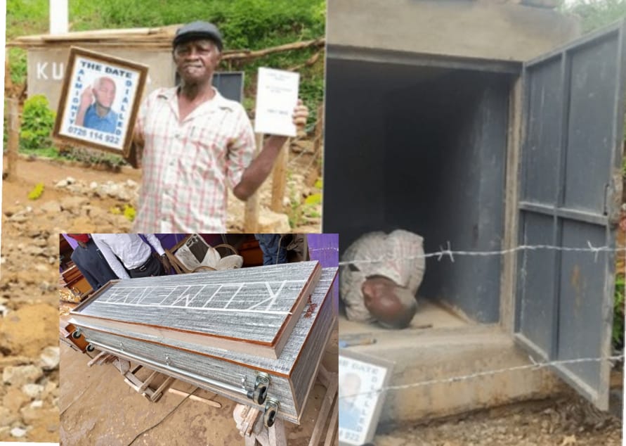 74-year-old Murang’a man who made his grave now buys coffin