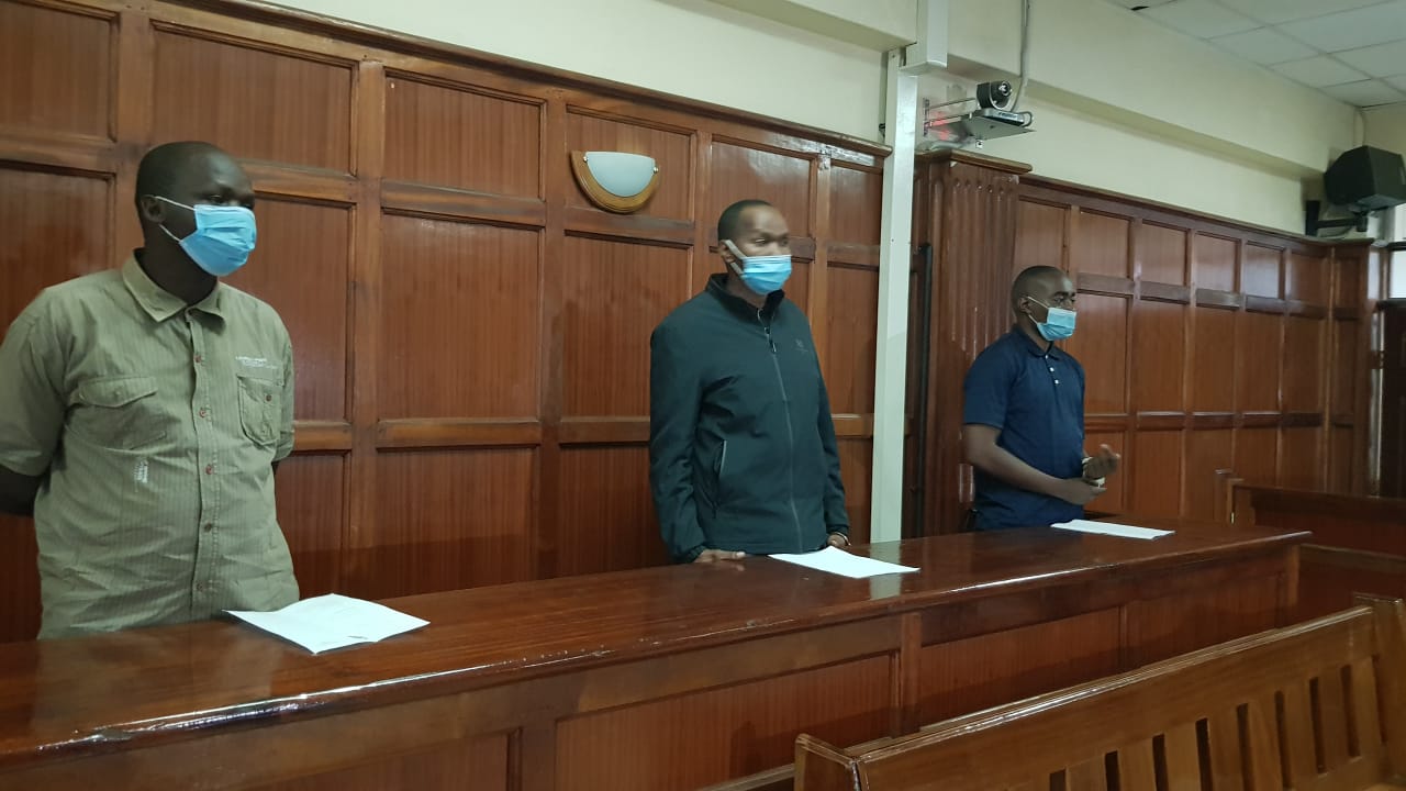 Three men in court for interfering with communication systems at DCI headquarters