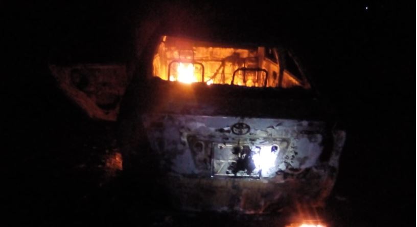 Worry as man found dead, vehicle burnt to ashes in Rongai after he was sent to drop boss’ wife