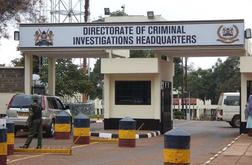 Directorate of Criminal Investigations (DCI) head quarters. PHOTO/Courtesy